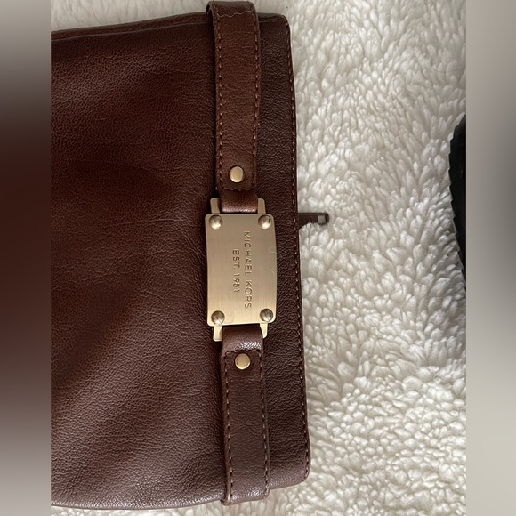 Michael Khors knee high cognac brown real leather boots - Picture 2 of 9